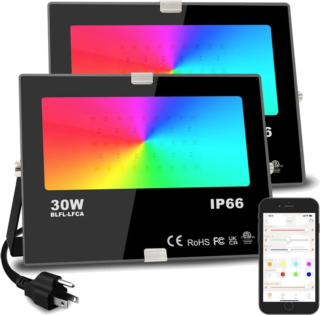 BLFL RGB Flood Lights (2-Pack)